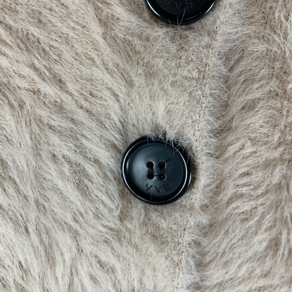 Victoria Beckham VVB Cardigan Sweater Women's‎ Pink Black Trim Designer 7280 - Picture 5 of 8